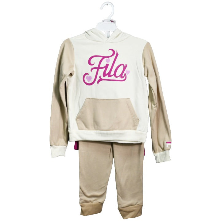 3pc Girls Egr Hoodie Tee Jogger Set C/P 24 Fila