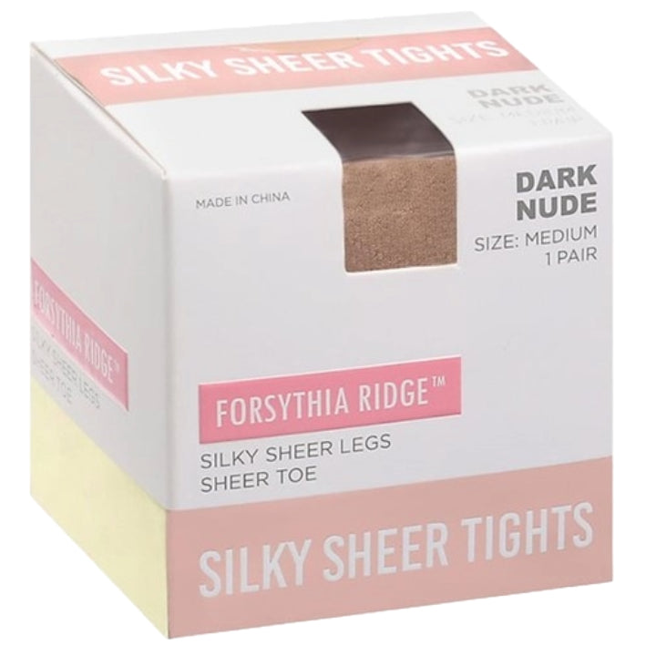 1pk MED. LADIES M.NUDE SHEER TIGHTS C/P 36