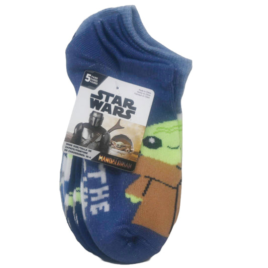 5pk THE MANDALORIAN GROGU NS SOCKS SIZE 6-8 C/P 60