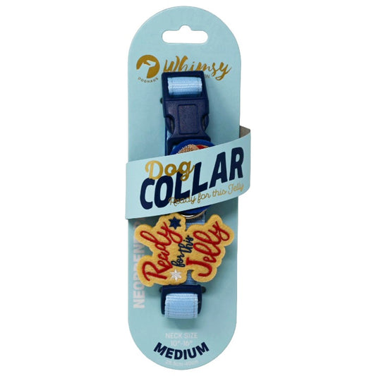 DOG COLLAR BLUE C/P 48
