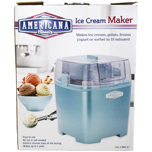 Blu Ice Cream Maker C/P 4 Americana Classics
