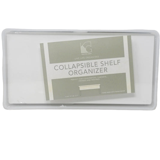 Collaspible Shelf Doubler with Grey TPR 14.25x7.48x7.01" C/P 12
