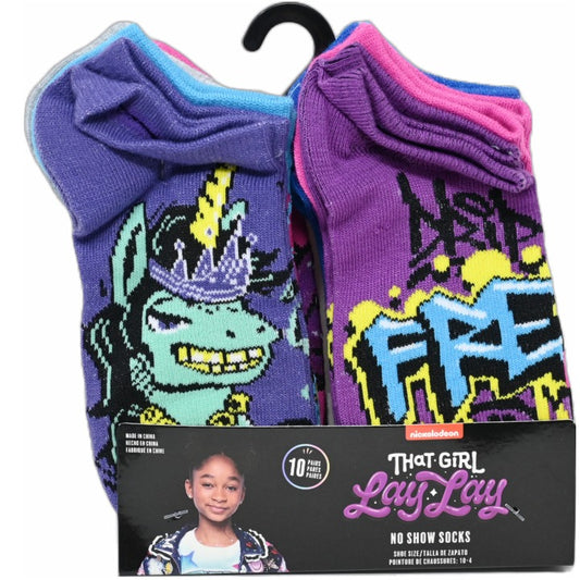 10pk LAY LAY GIRL BOSS NS SOCKS C/P 60