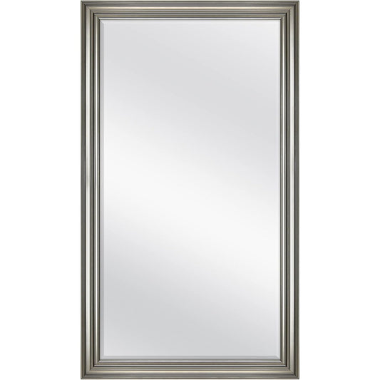 28.66"x49.66" EZRA NICKEL WALL MIRROR C/P 1
