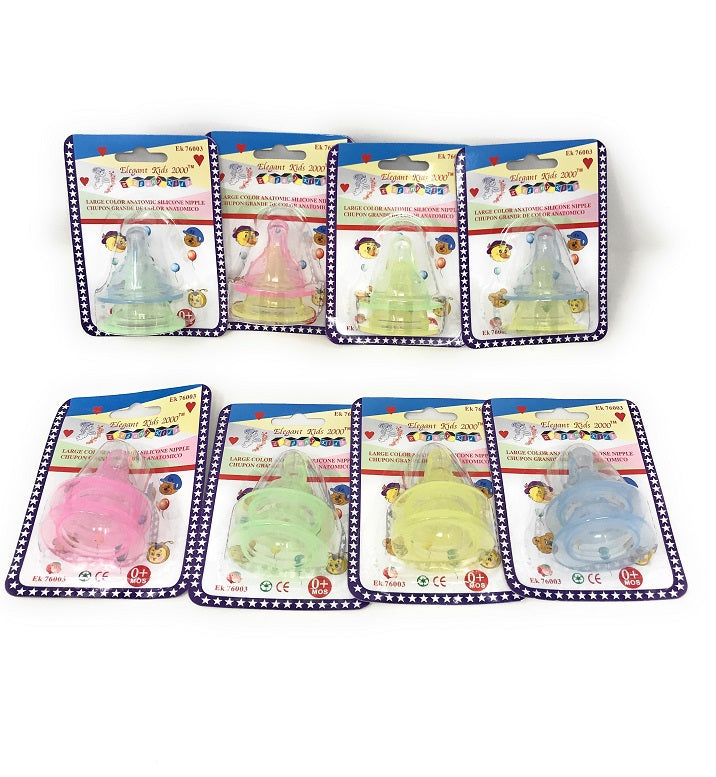 Elegant Kids Large Color Anatomic Silicon Nipple C/P 432