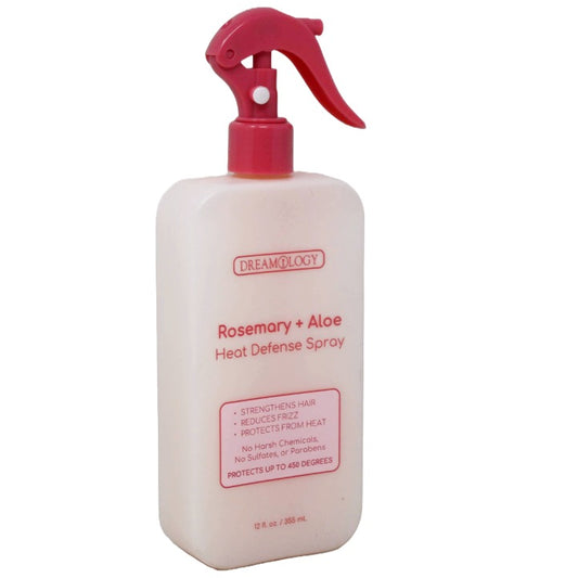 12oz Hair Heat Defense Spray Rosemary & Aloe C/P 12 Dreamology