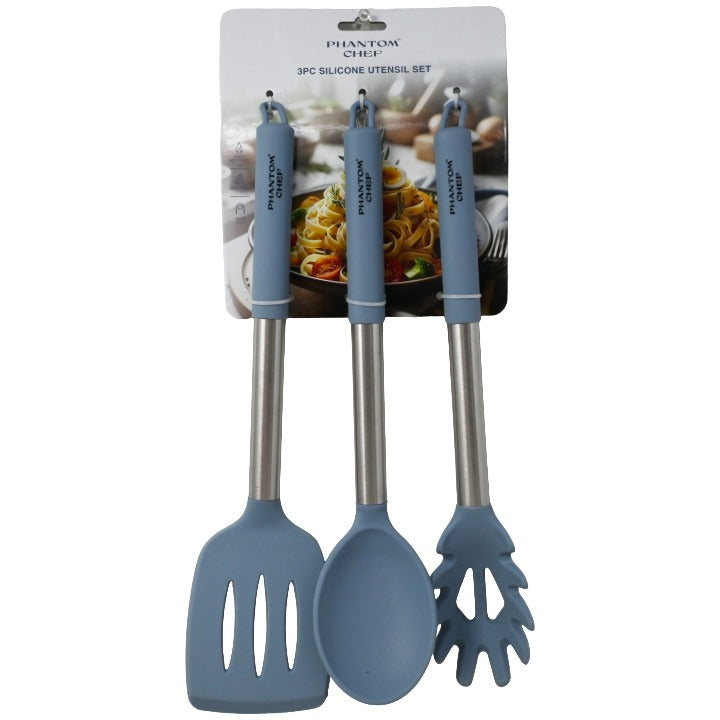 3pc Dblu Turner Pasta Server Spoon Set C/P 24 Phantom Chef