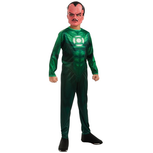 H/S Green Lantern SINESTRO Child Costume, L(12-14) C/P 12 DC