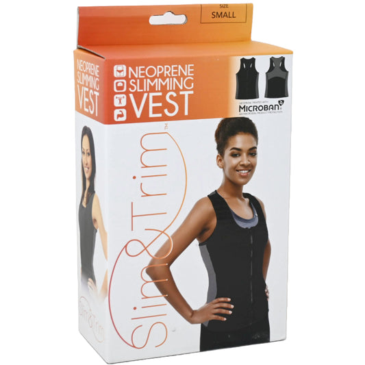 SMALL BLK/GRY WOMEN NEOPRENE VEST (BOXED) C/P 12