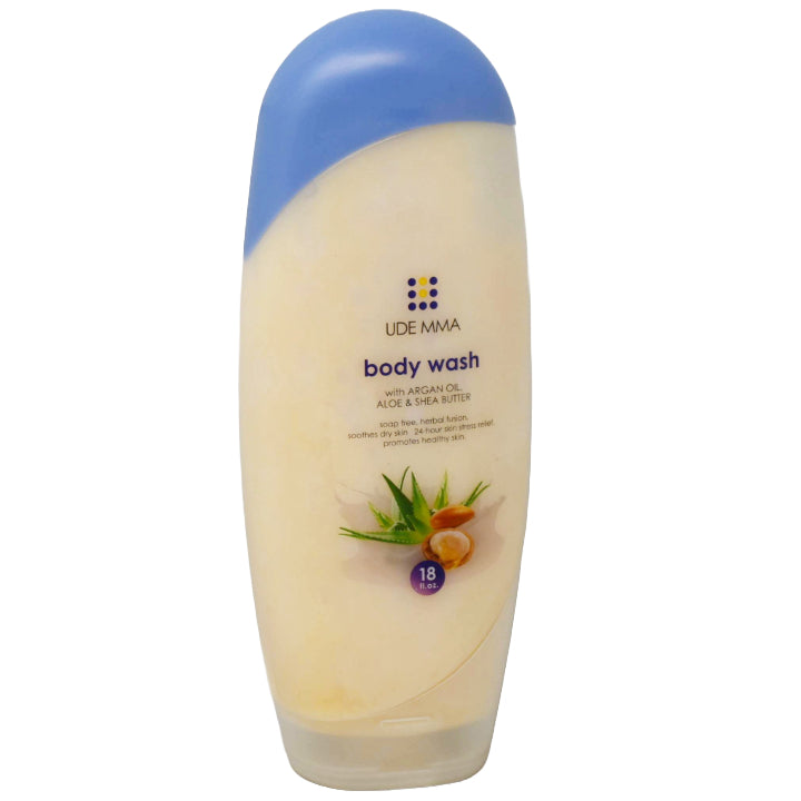 18oz Body Wash UDE MMA with Argan Oil, Aloe & She C/P 12