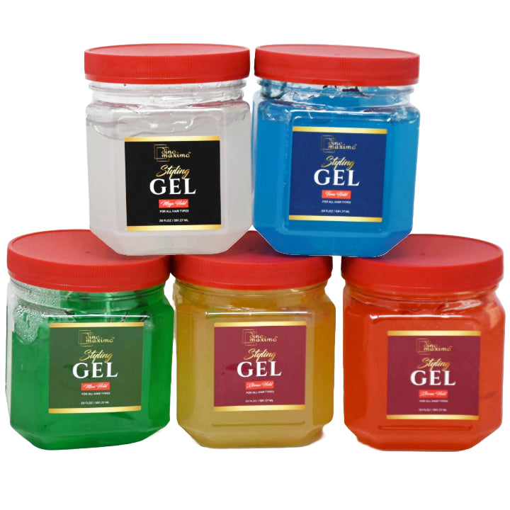 ASSORTED*AS IS*20oz Gel Maximo Extreme Hold C/P 24
