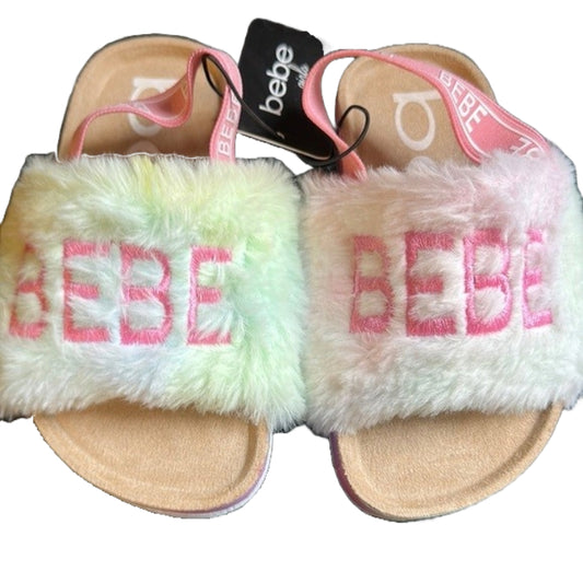 Girls Rainbow Footbed Sandals C/P 12 BEBE