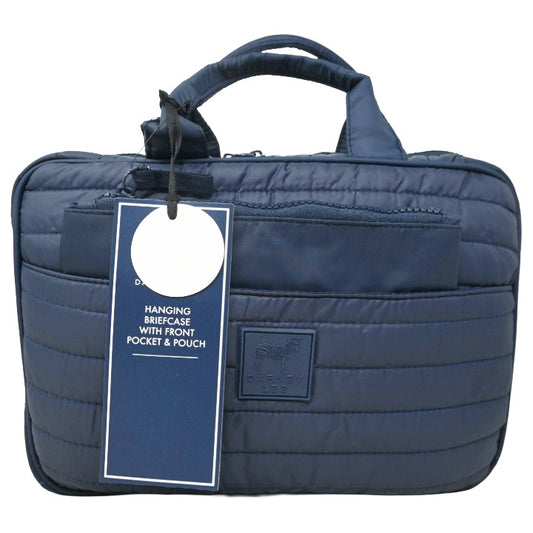 *OUTSIDE CA* GREY QUILTED TRAVEL BAG wPOUCH/POCKET C/P 24