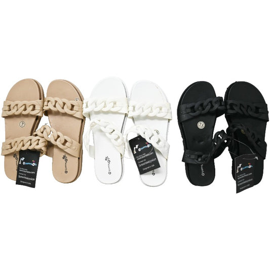*OUT OF CA/AS IS* WOMEN SLIDE SANDALS 4-ASST COLOR/5-ASST SIZE C/P 20