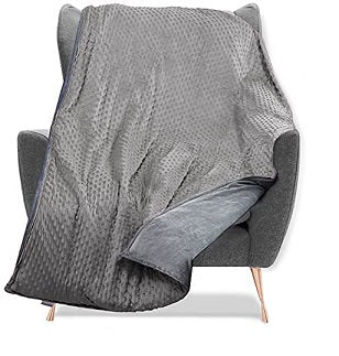 86"x92" Grey Weighted Blanket C/P 5