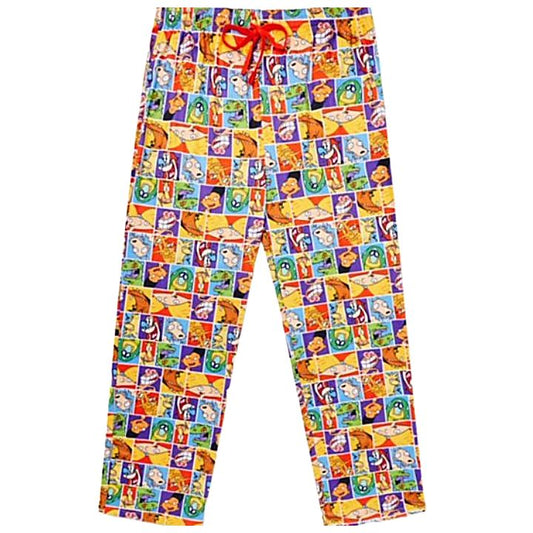 MED. NICKELODEON 90s MEN PAJAMA PANTS C/P 12