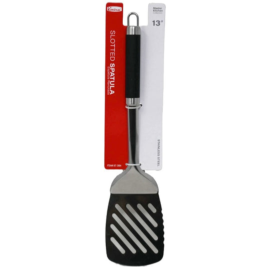 13" SS Slotted Spatula w/Soft Handle C/P 96