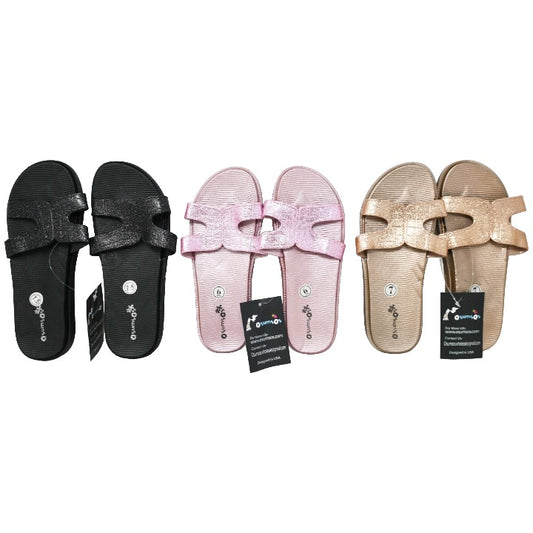 *OUT OF CA/AS IS* WOMEN SLIDE SANDALS 4-ASST COLOR/5-ASST SIZE C/P 20