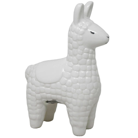 White Llama Ceramic Decor C/P 16