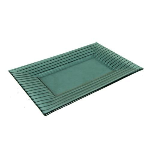 13.58"x8.86" RECT. GLASS PLATE C/P 12
