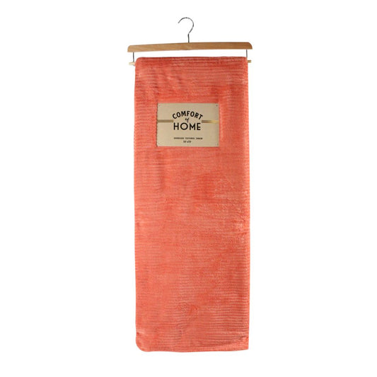 50"x70" SOLID RIB JACQUARD THROW C/P 8