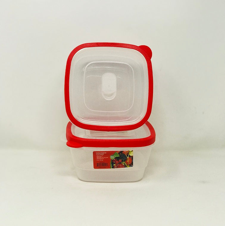 1200ML SQUARE FOOD CONTAINER C/P 24