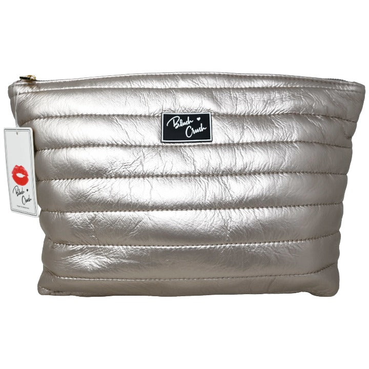 LG PNK QUILT TRAP BAG (NO UPC, HAS PROP 65 LABEL) C/P 40