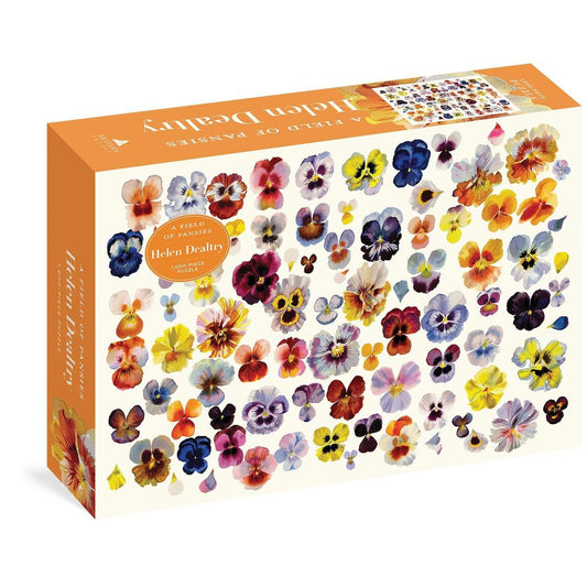 1000pc Field Of Pansies Jigsaw Puzzle C/P 12