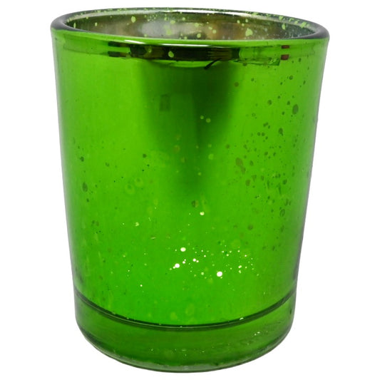 *NO CA*Green Mercury Glass Votive Candle Holder C/P 72 Richland