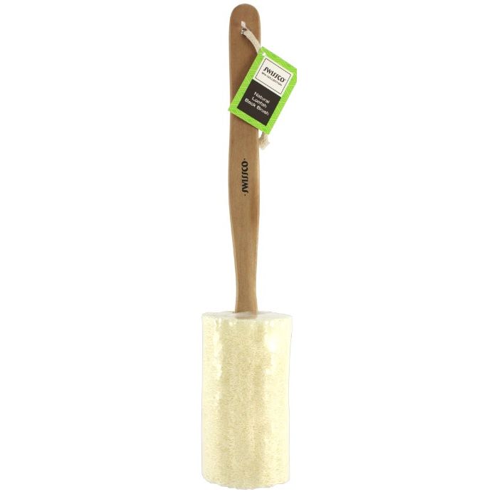 NATURAL EXFOLIATING BACK BRUSH C/P 24
