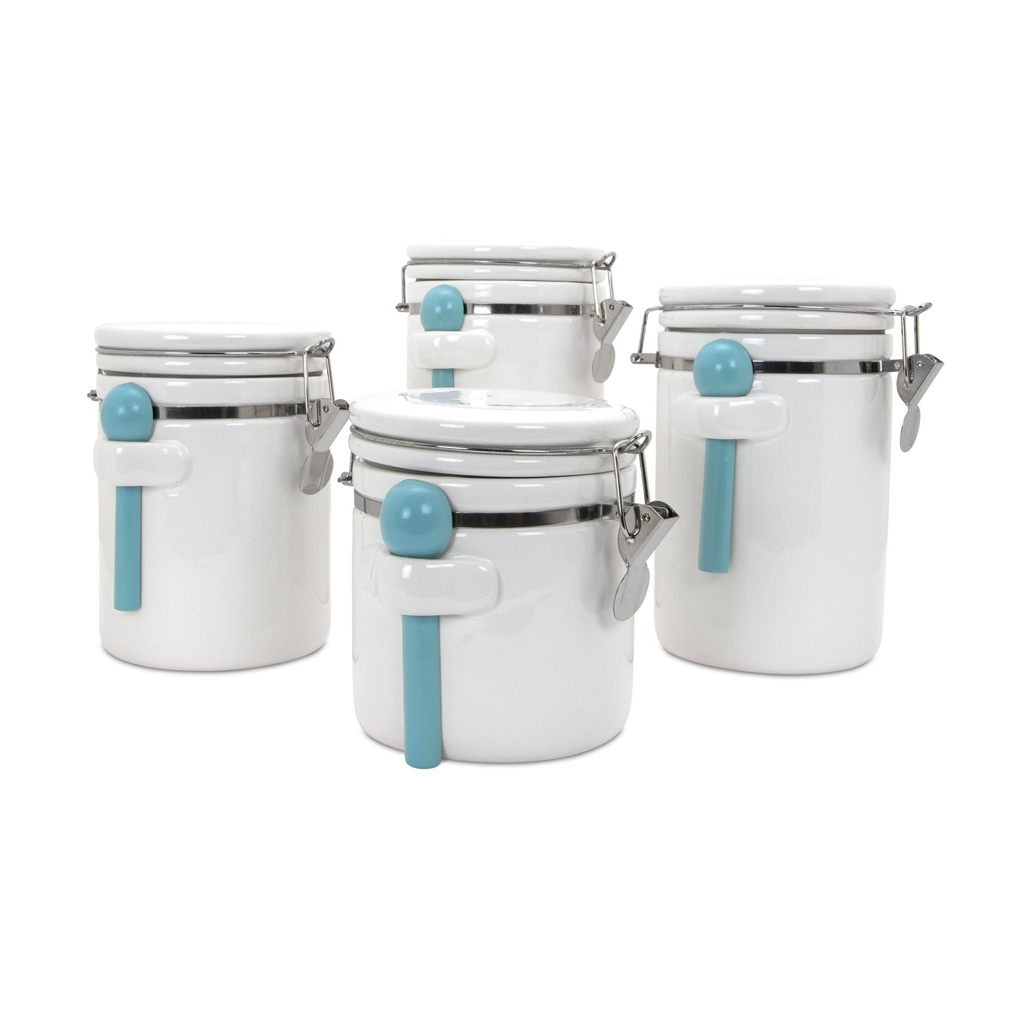 4pc BLUE CANISTER SET C/P 4