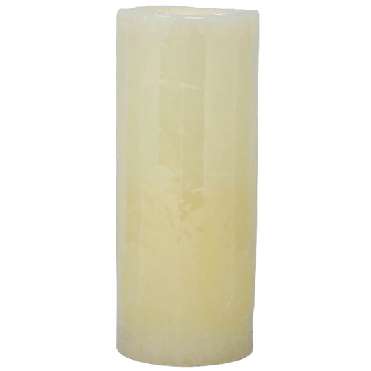 4"x8" LED WAX CANDLE - IVORY C/P 24