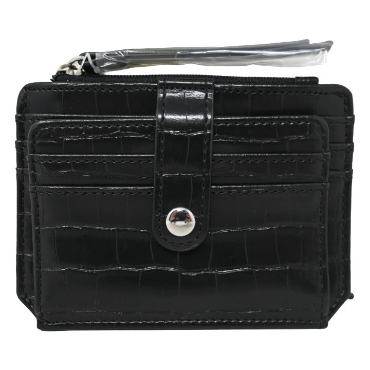 BLK CARD CASE ZIP POCKET (NO UPC, HAS PROP 65 LABEL) C/P 250