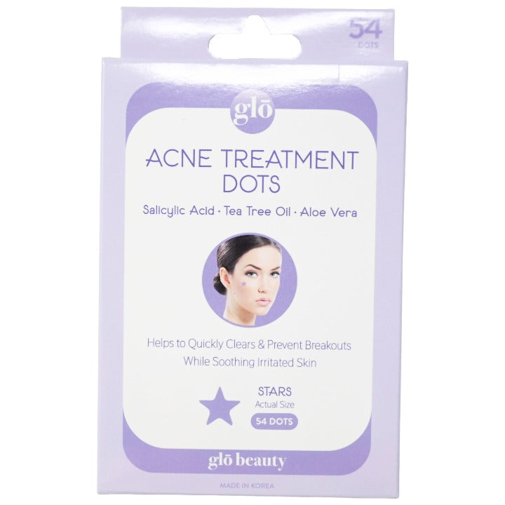 54ct ACNE TREATMENT STAR DOTS (SALICYLIC ACID+TEA TREE OIL+ALOE VERA) GLO BEAUTY C/P 72
