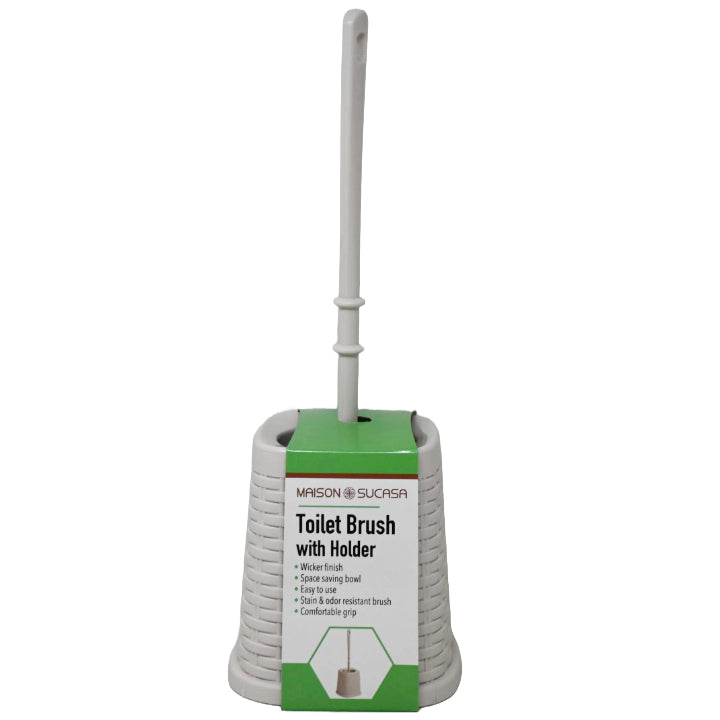 IVORY PREMIUM WICKER TOILET BRUSH SET C/P 6