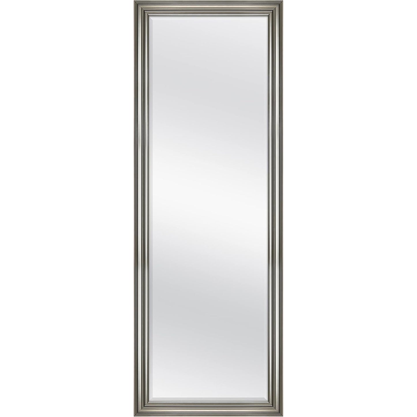 24.66x68.66" OD EZRA LEANER MIRROR BRUSHED NICKEL C/P 1
