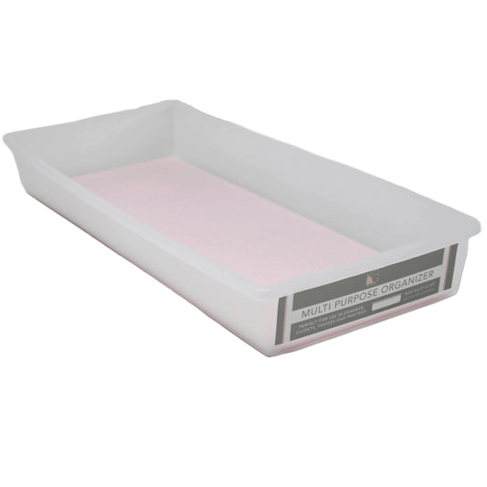 Pink Single Drawer Organizer 16x6.7x1.97" C/P 24