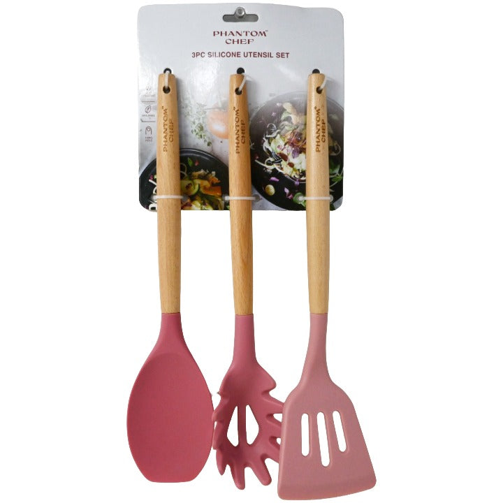 3pc CBlsh Turner Pasta Server Spoon Set C/P 12 Phantom Chef