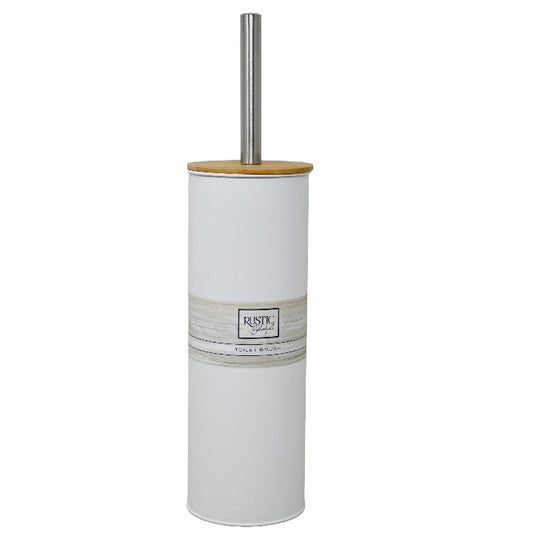 MATTE WHITE TOILET BRUSH HOLDER C/P 12