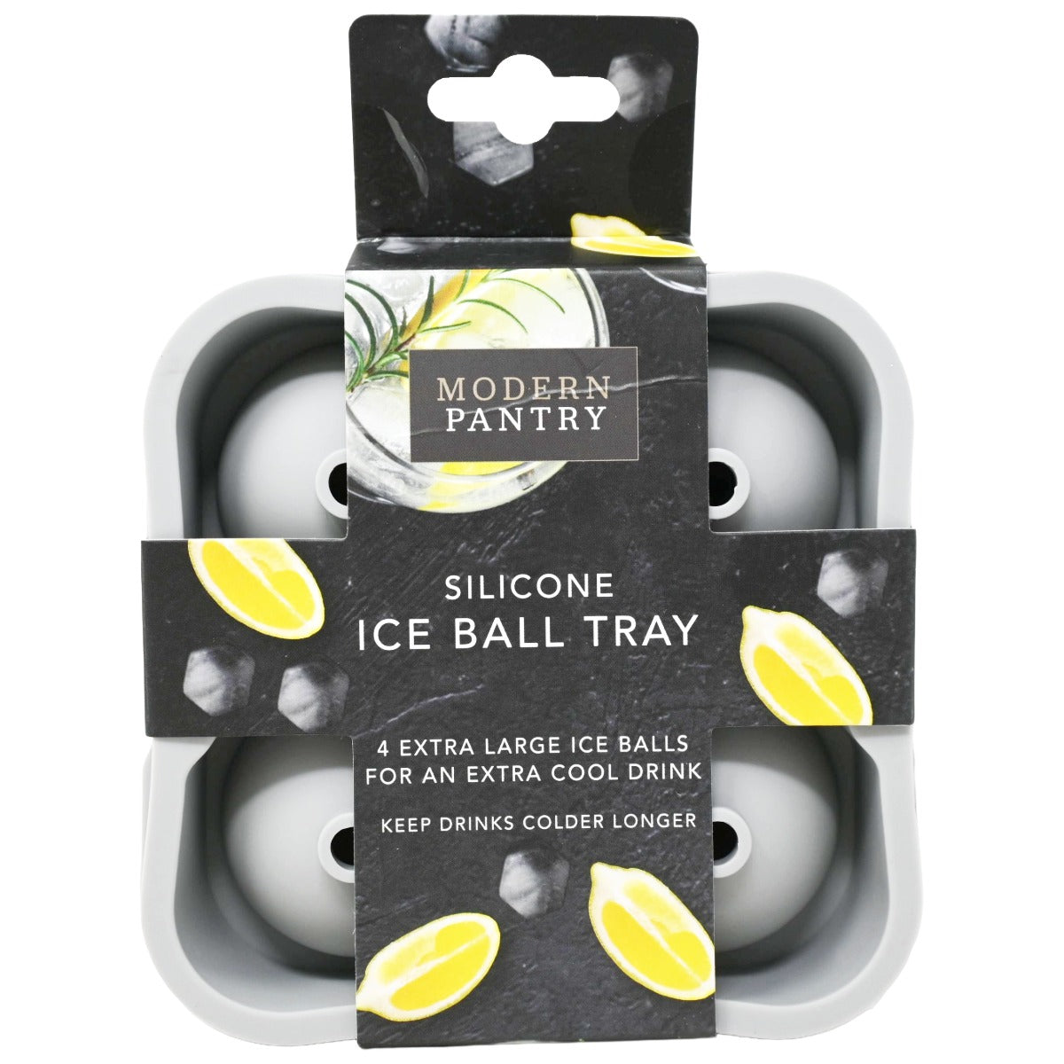 Gry 4 Ball Sil Ice Cube Tray C/P 96