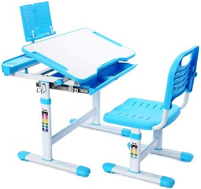 Children's Blue Desk and Chair C/P 1