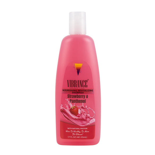 17oz VIBRANCE ORGANIC CARE SHAMPOO , STRAWBERRY & PANTHENOL C/P 12
