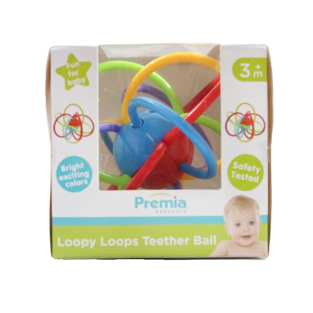 PREMIA BABY LOOPY LOOPS THEETHER BALL C/P 24