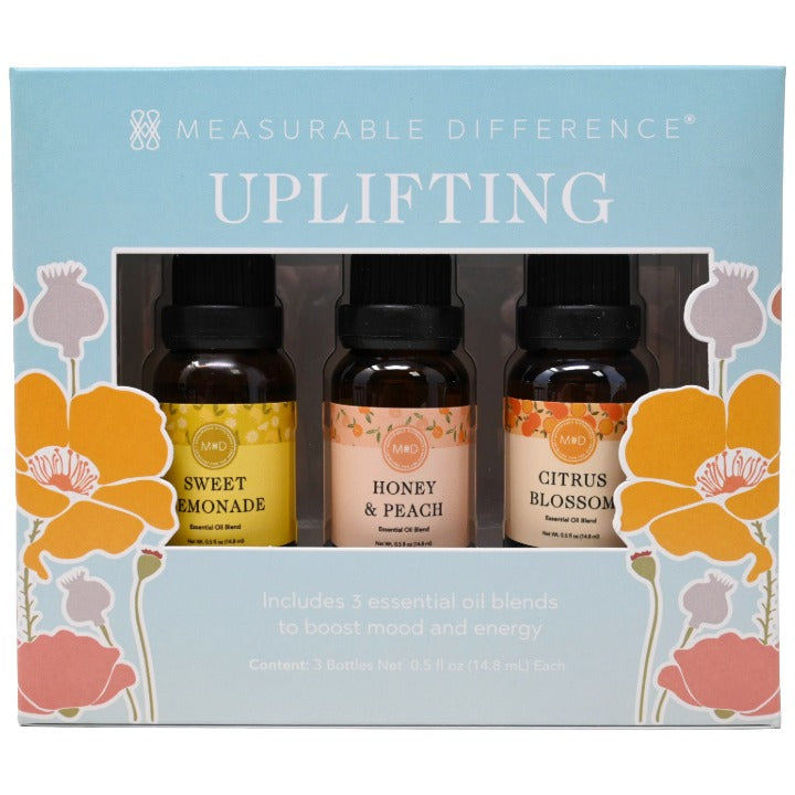 3pc Uplifting Essential Oil Blends Set C/P 8 Measurable Difference