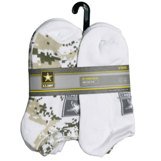 6pk ARMY DIGI CAMO HC NS SOCKS SIZE 9-11 C/P 60
