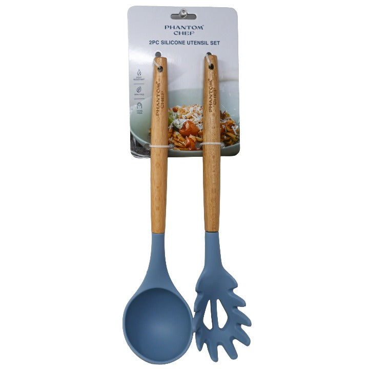 2pc DBlu Ladle Pasta Server Set C/P 12 Phantom Chef