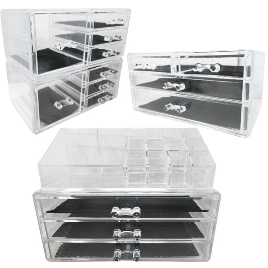 5pc Clear Organizer Set C/P 3