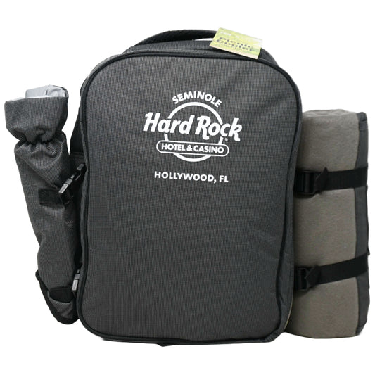 Nap Sack Bottle Holder Blanket Hard Rock Picnic On The Go C/P 4