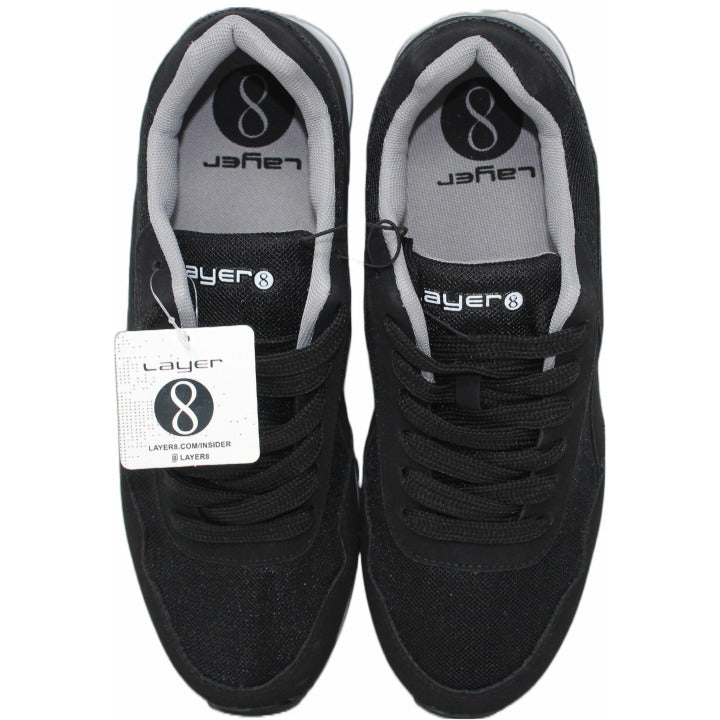 WOMEN BLACK VINTAGE SNEAKER ASST SIZE C/P 18