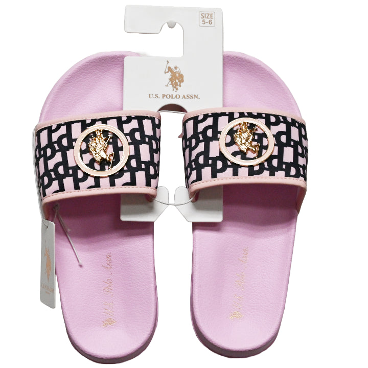 U.S. POLO ASSN. LADIES PINK SANDALS C/P 24